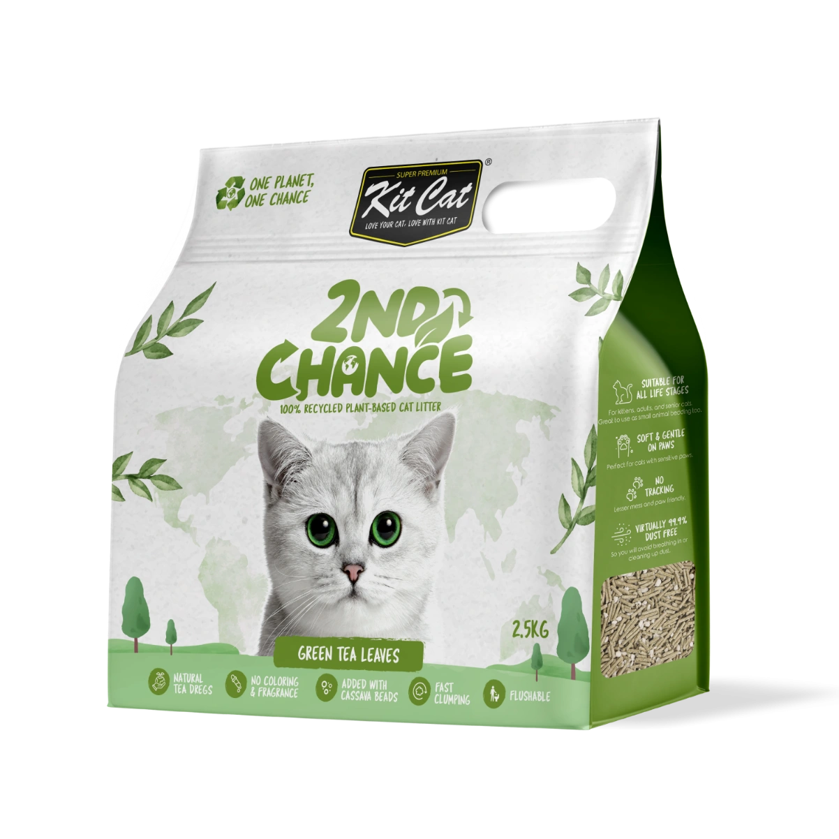 קיט קט מצע אורגני תה ירוק