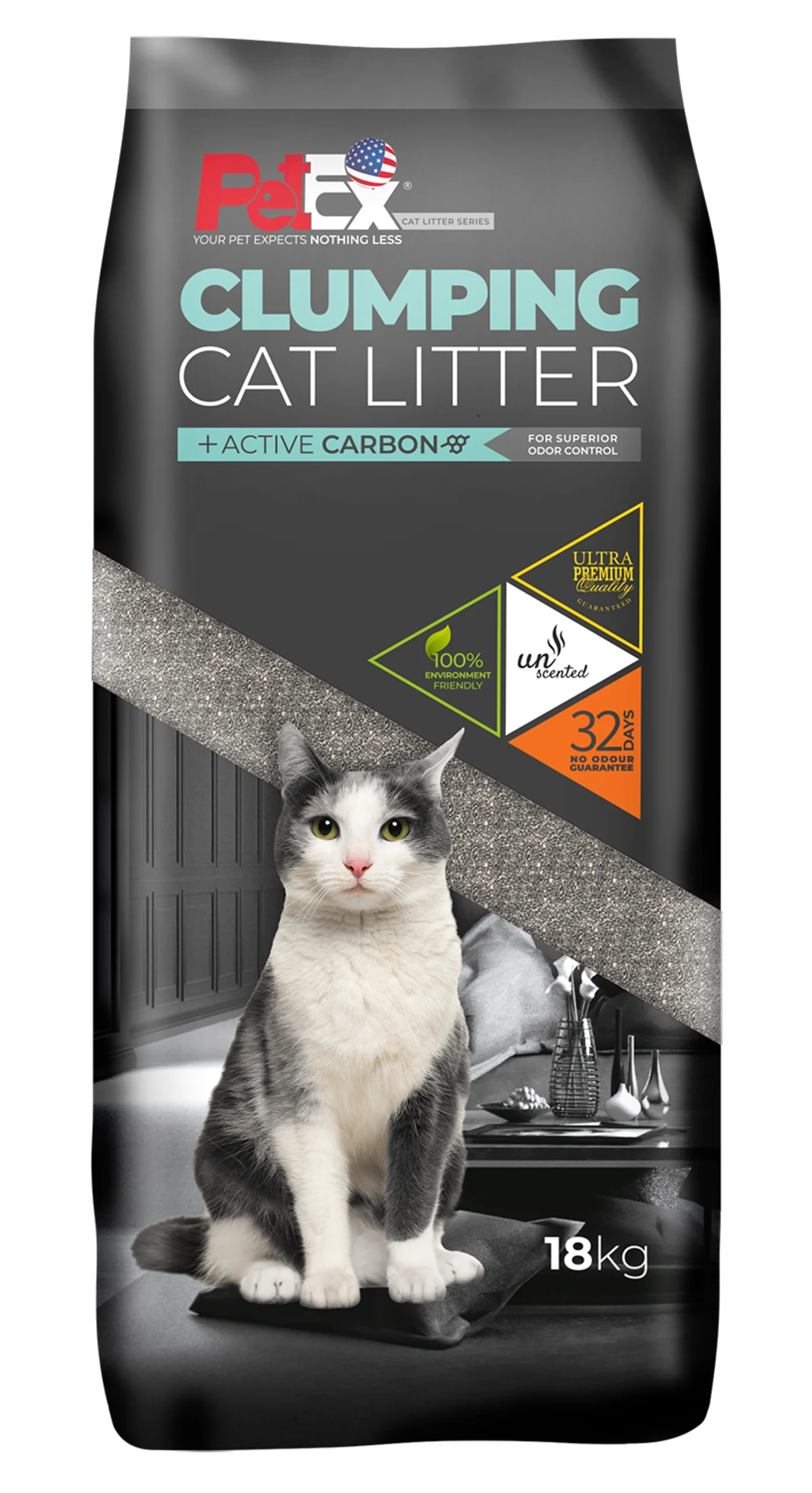 מצע מתגבש לחתול פטקס 18 קג