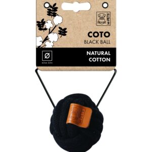 M-PETS_10646701_COTO_Eco rope dog toys_White Loop Ball_6.5 cm_#01 VECTOR.indd